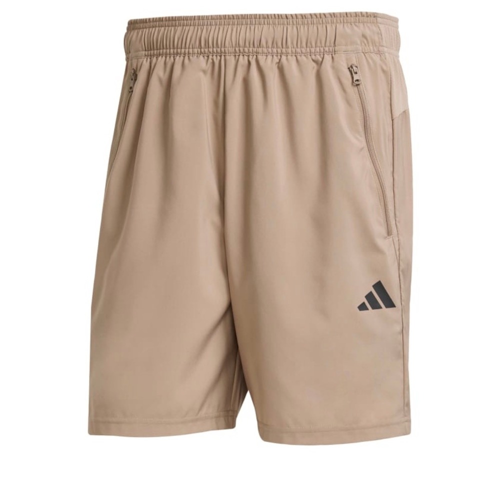 Adidas Men Train Essentials Woven Training Shorts Chalky Brown Size L 5 Inch NWT
